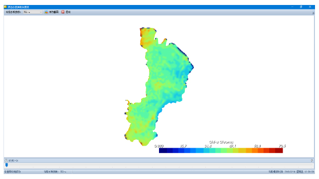 Graphic for Chl-a concentration visualization in Dianchi Lake