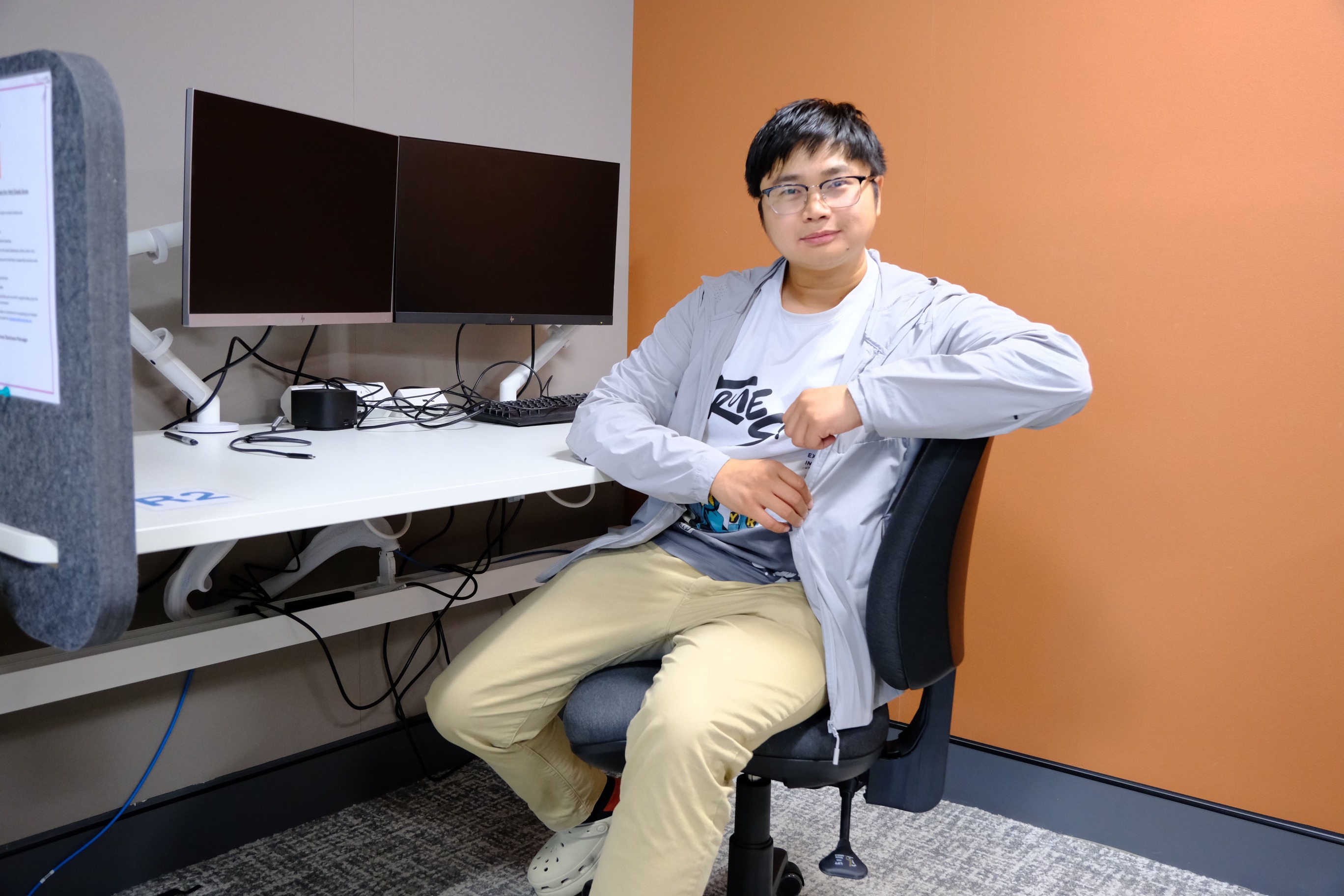 Working area at Curtin University