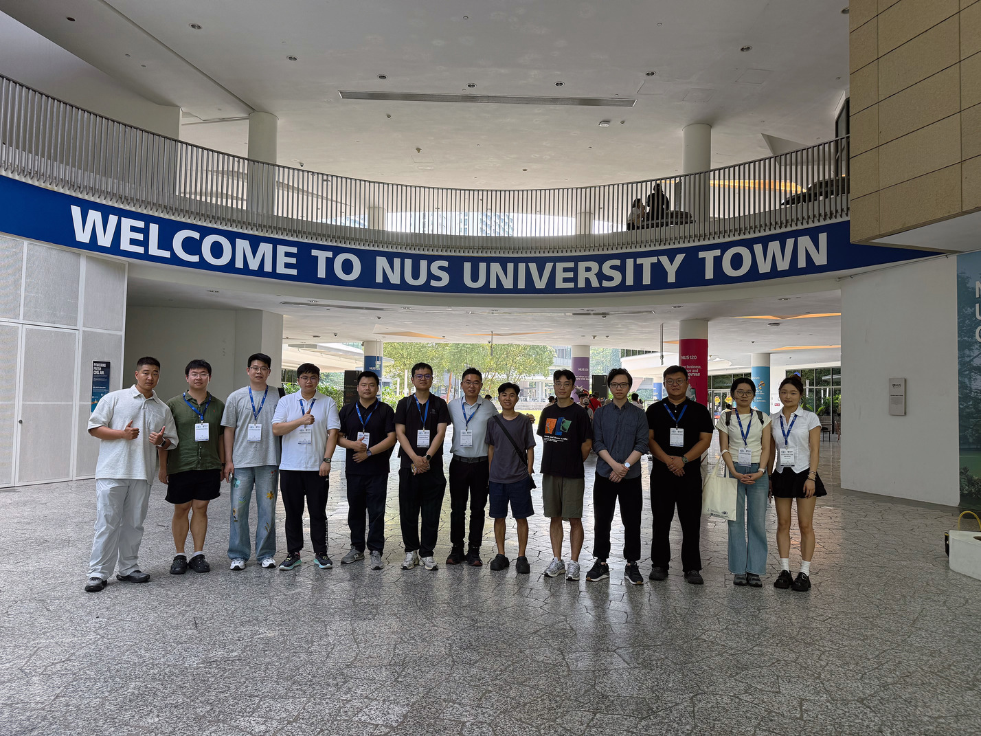 Geospatial Intelligence Lab members at NUS University Town